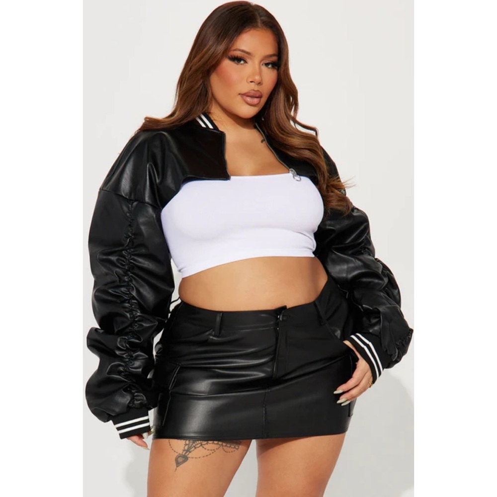 Fashion Nova Break the Rules Cropped Bolero Jacket